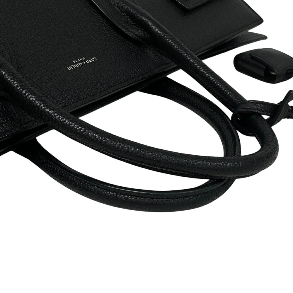 Saint Laurent Sac De Black Handbag Paris Jour View 2
